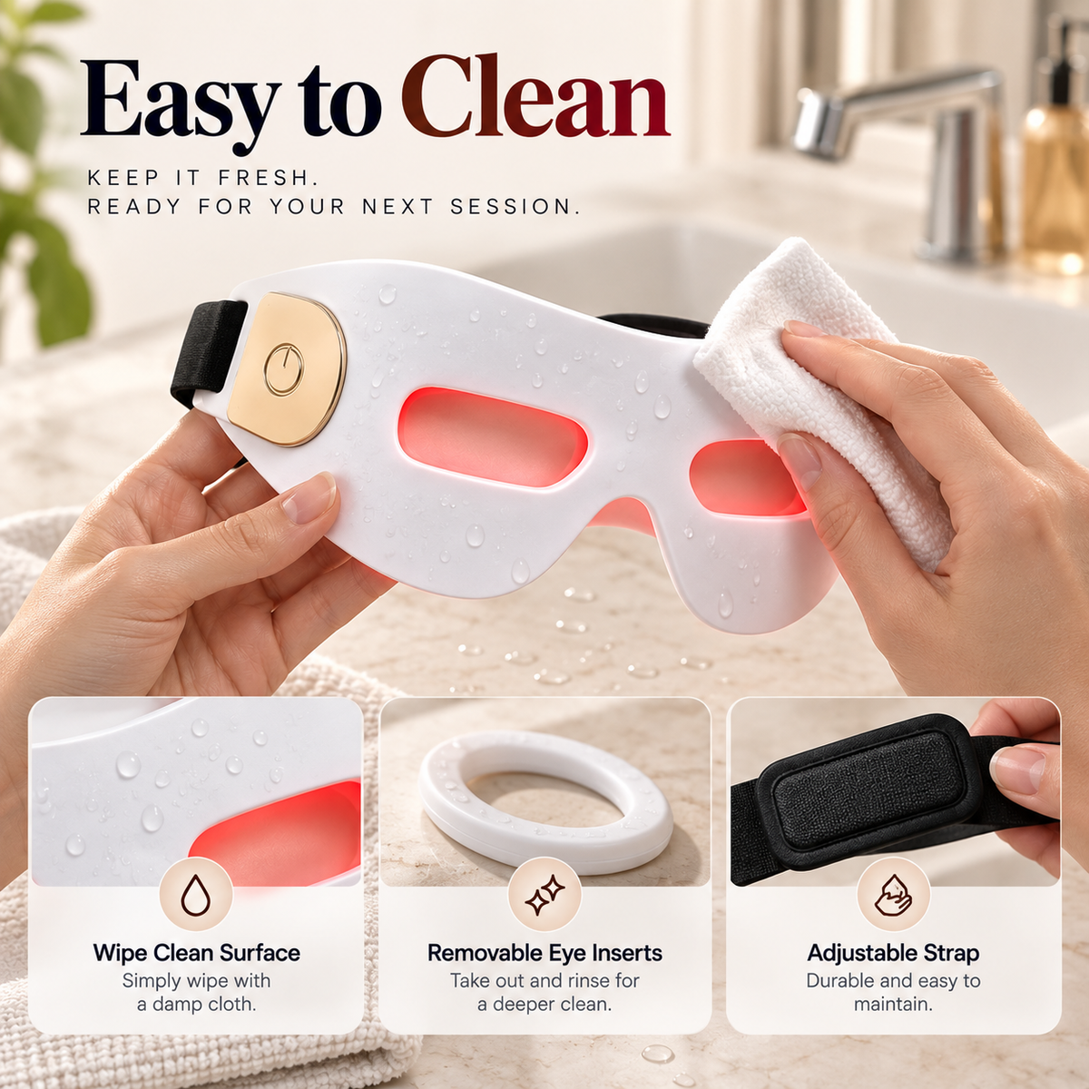 Oculera™ Red Light Eye Therapy Mask