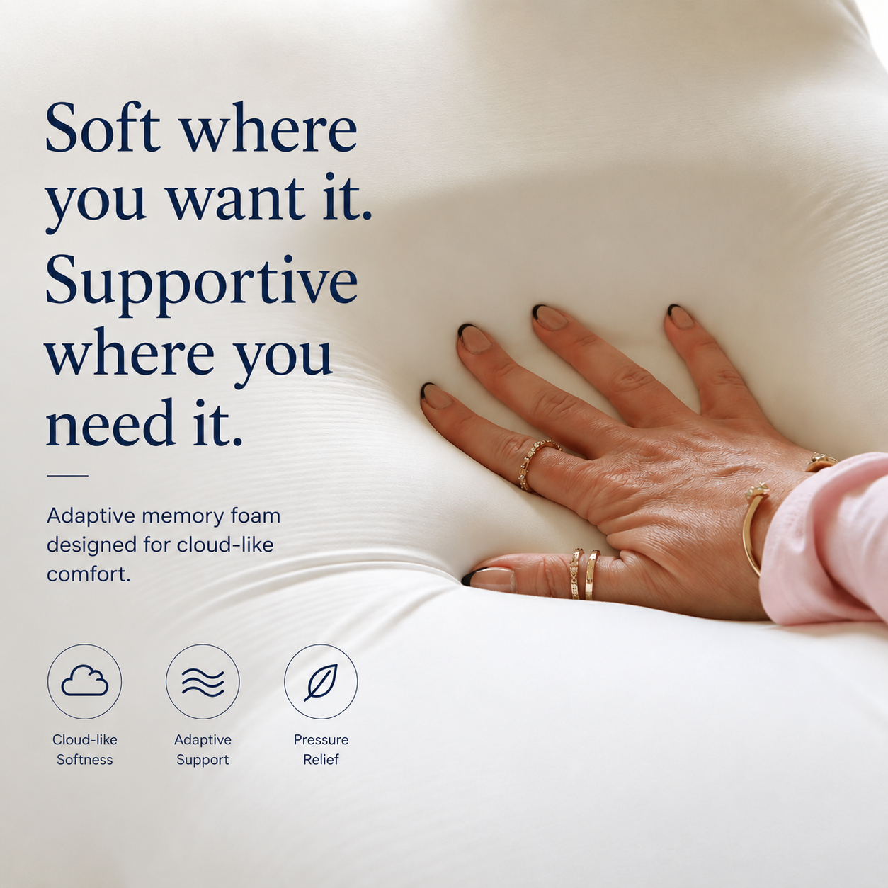 CloudCradle™ Ergonomic Pillow