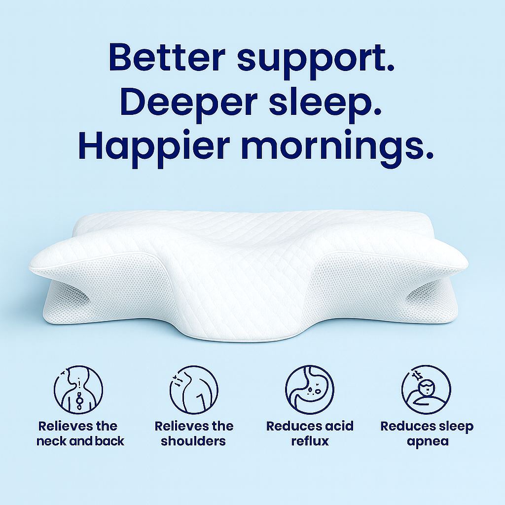 ContourEase™ Orthopedic Memory Foam Pillow