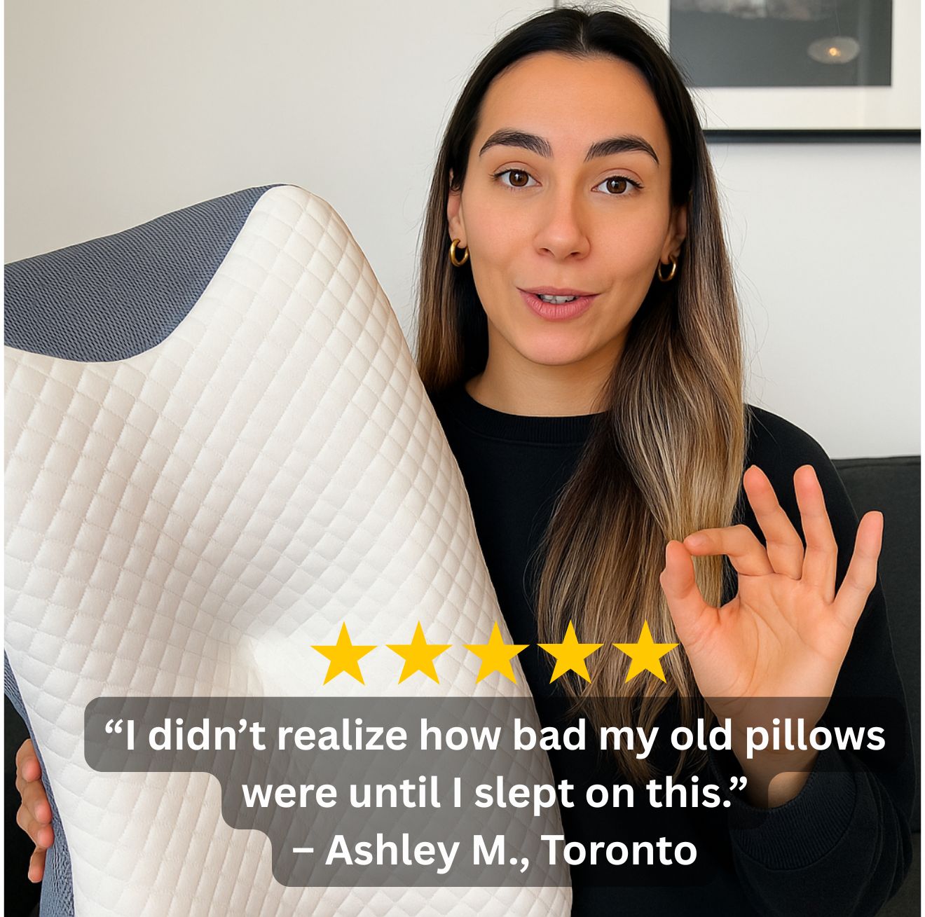 ContourEase™ Orthopedic Memory Foam Pillow