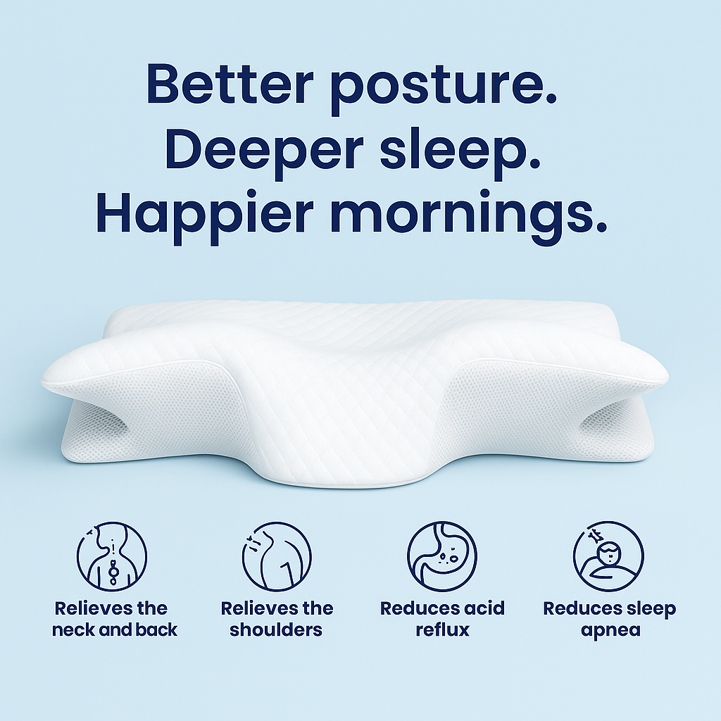 ContourEase™ Orthopedic Memory Foam Pillow