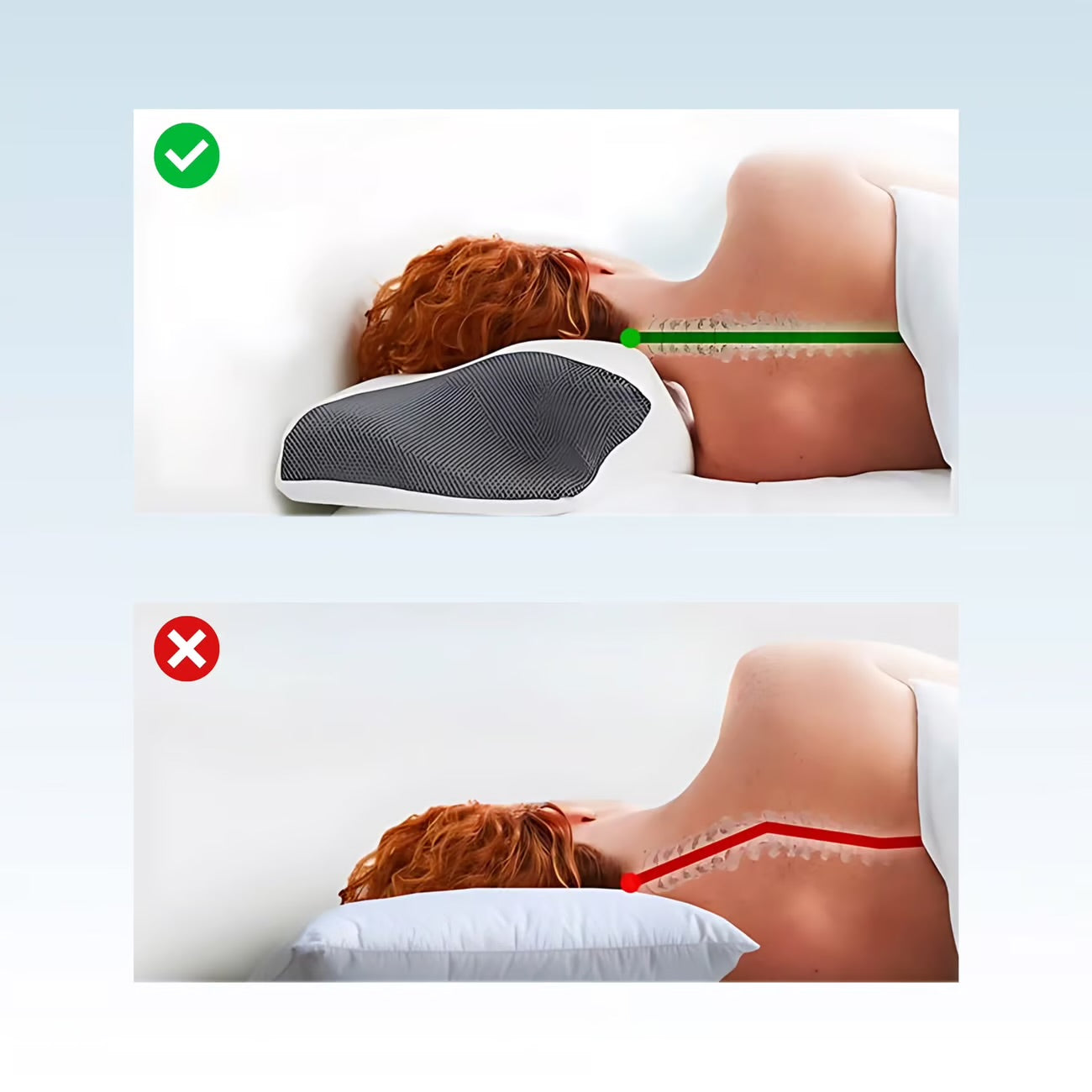 ContourEase™ Orthopedic Memory Foam Pillow