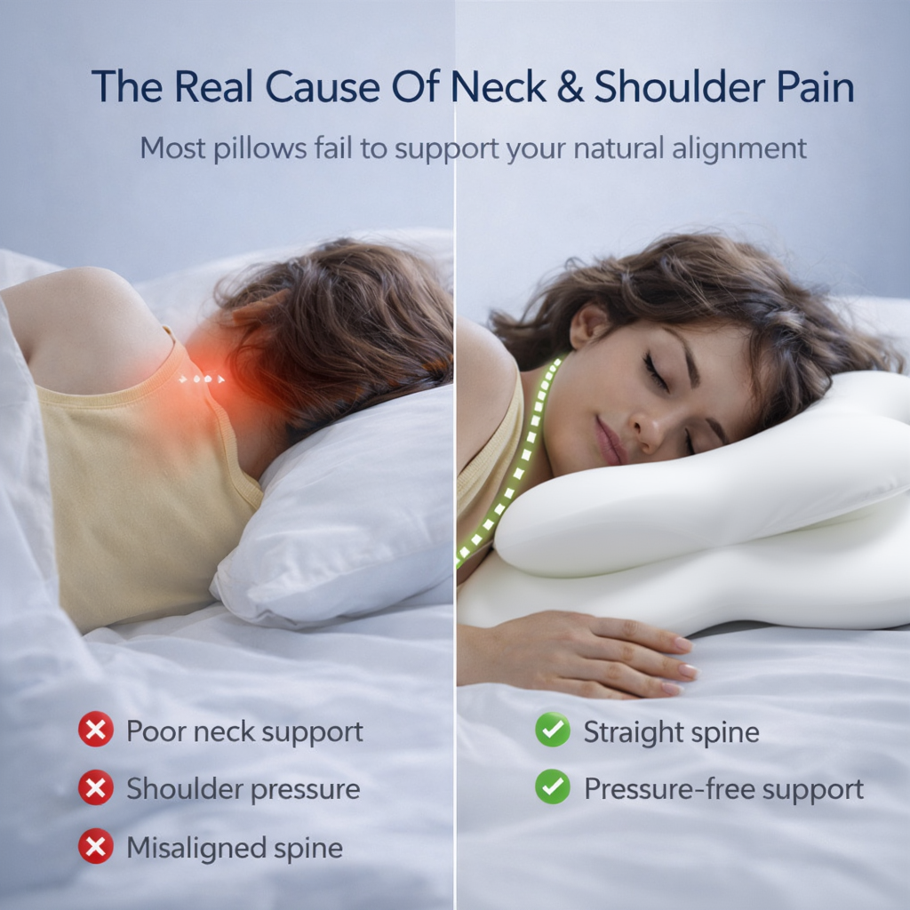 CloudCradle™ Ergonomic Pillow