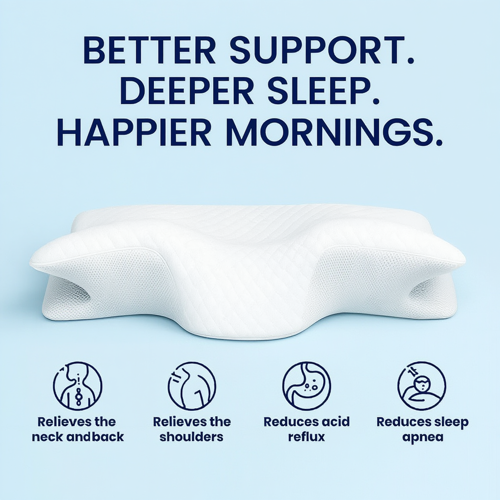 ContourEase™ Orthopedic Memory Foam Pillow