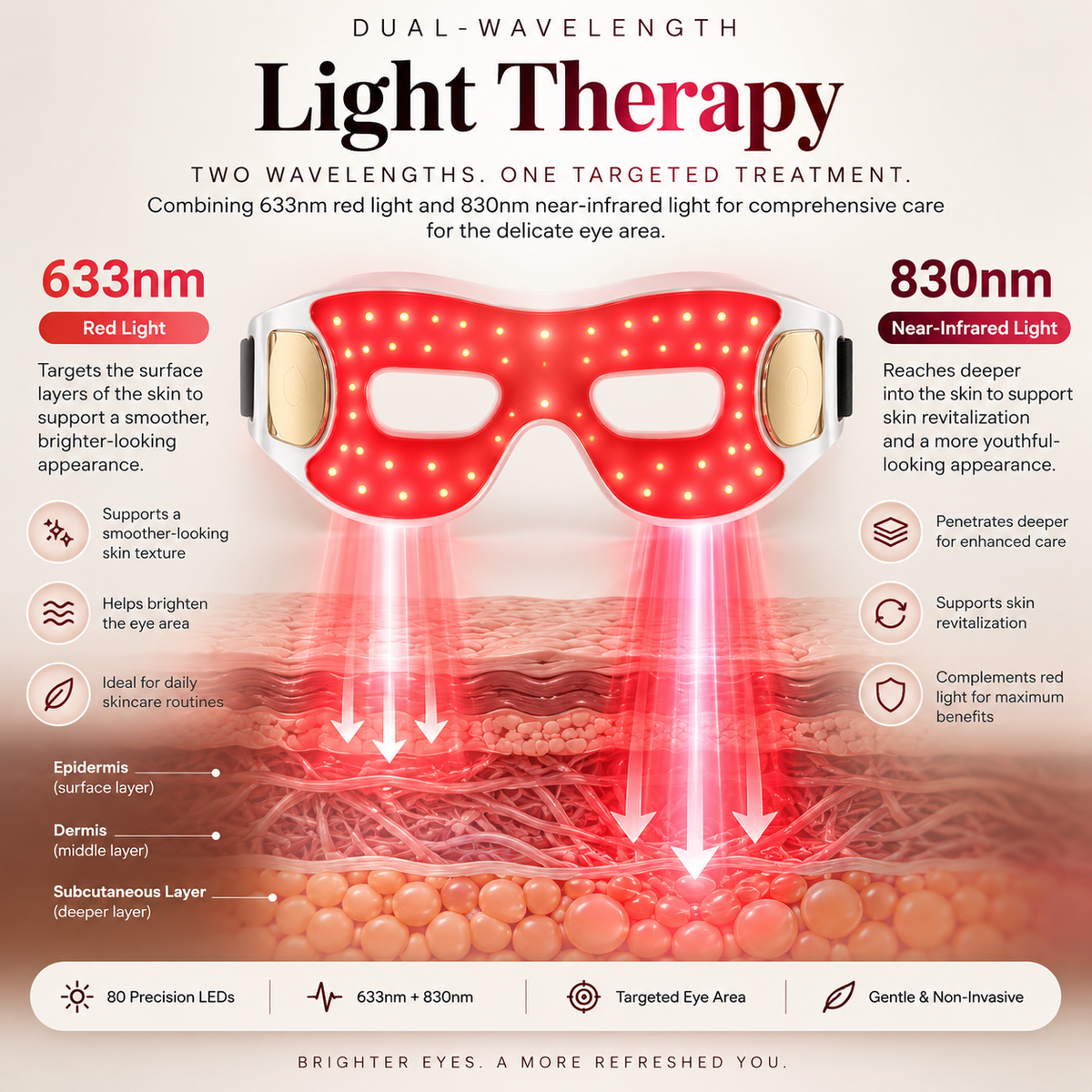 Oculera™ Red Light Eye Therapy Mask