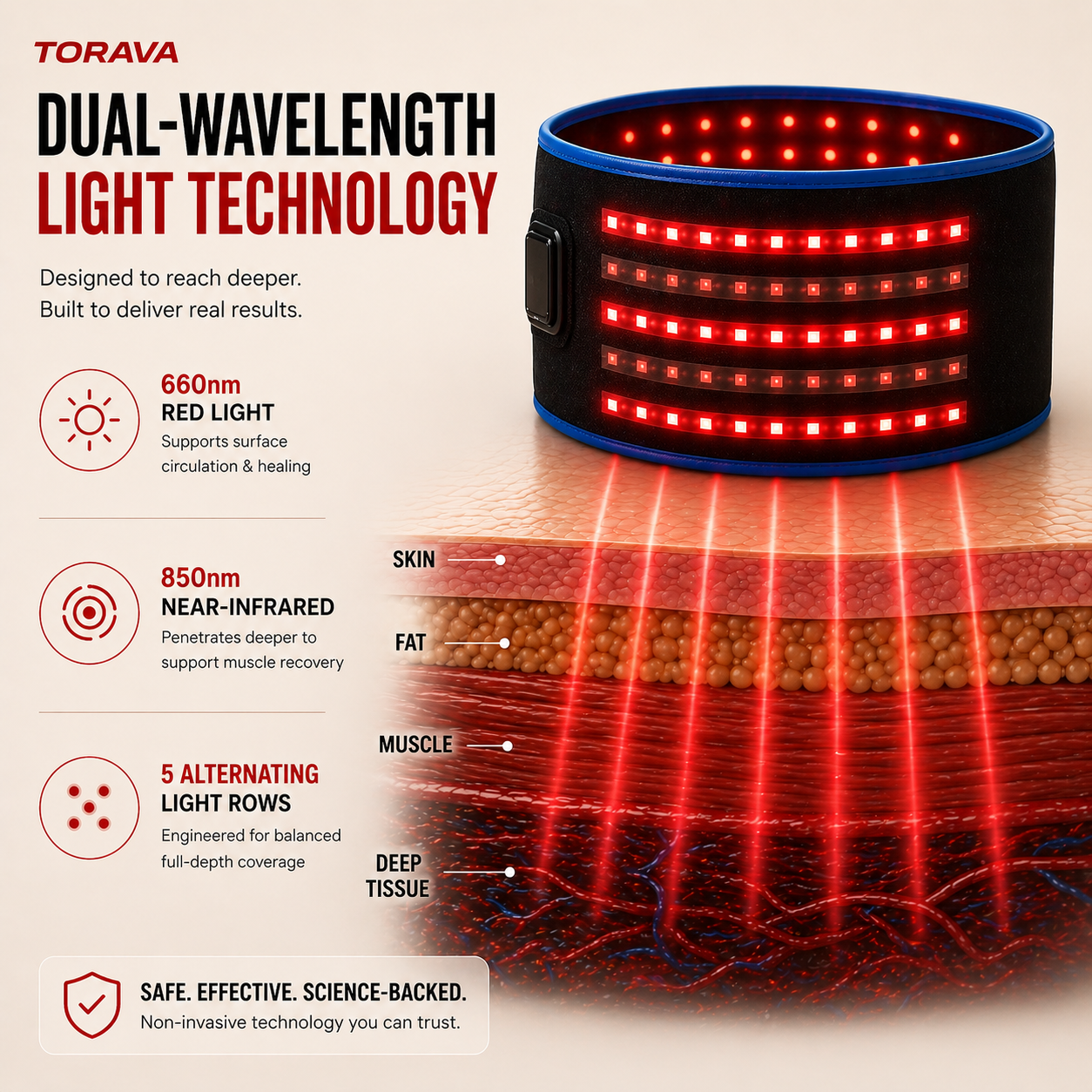 Torava™ Red Light Therapy Belt
