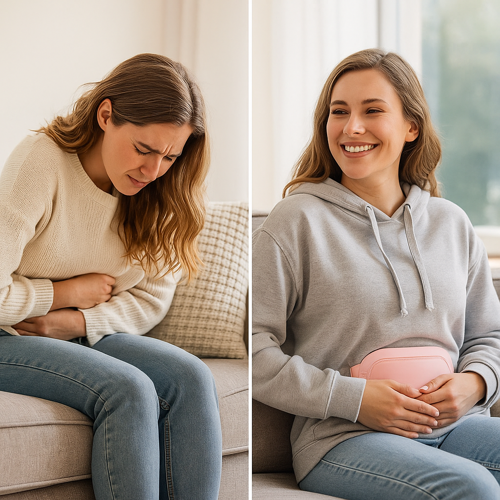 ComfortCycle™ Menstrual Heating Pad & Cramp Relief Belt