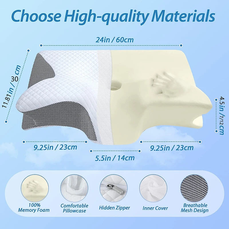 ContourEase™ Orthopedic Memory Foam Pillow