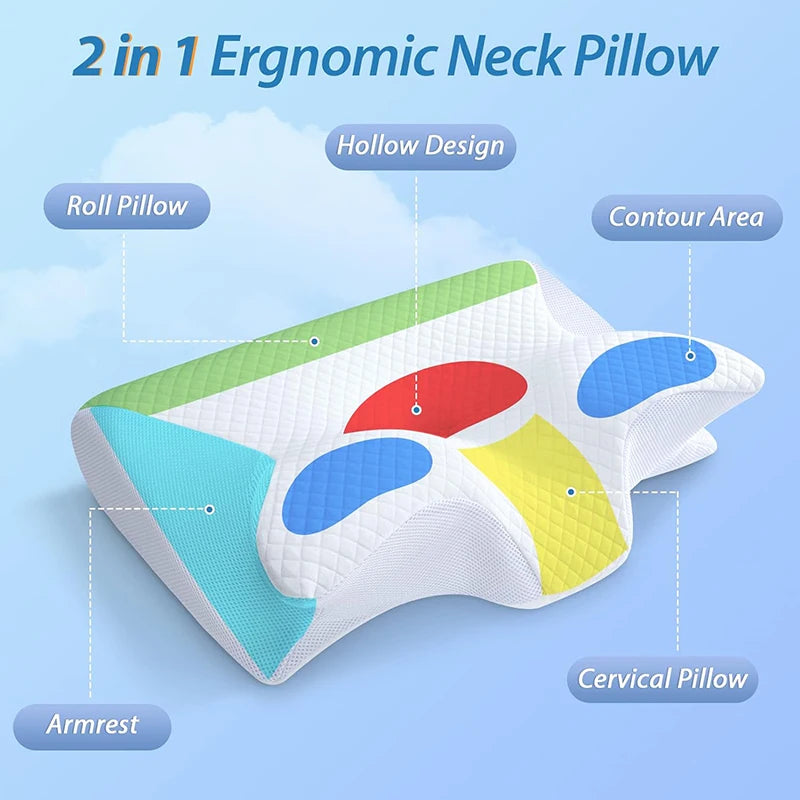 ContourEase™ Orthopedic Memory Foam Pillow